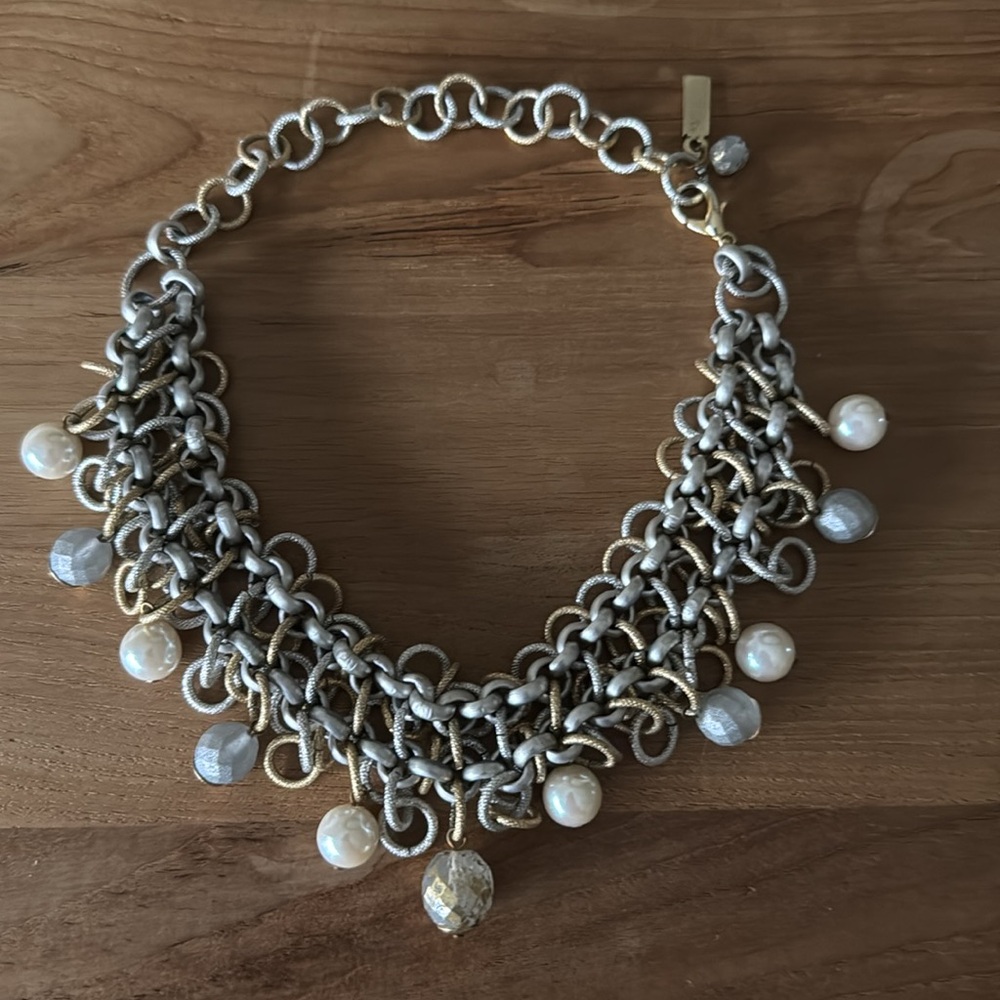 Unique Goldtone & Silvertone 18” Necklacee